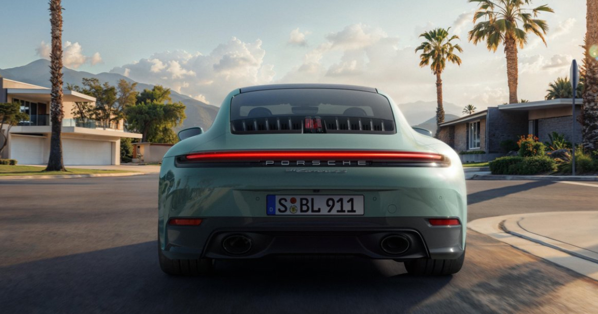 Interiør av Porsche 911 Carrera 4S