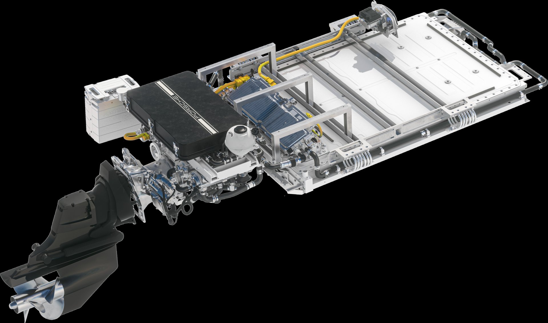 Frauscher x Porsche 850 Fantom elektrisk fremdriftssystem