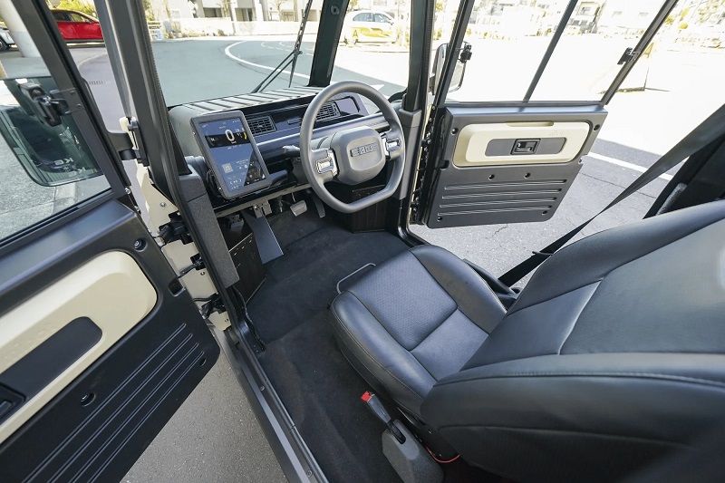 Fra baksiden av mibot mini EV. Fra baksiden av mibot mini EV.