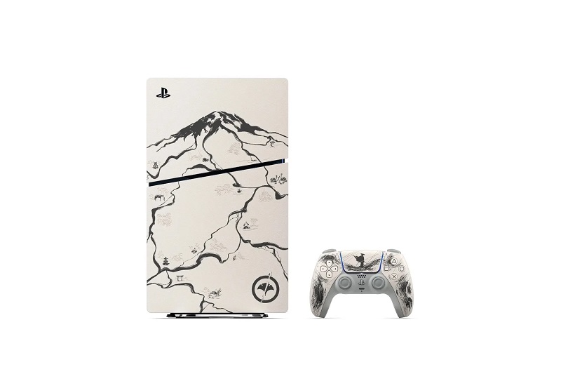 PlayStation 5 Black Limited Edition i Sumi-e-stil PlayStation 5 Black Limited Edition i Sumi-e-stil