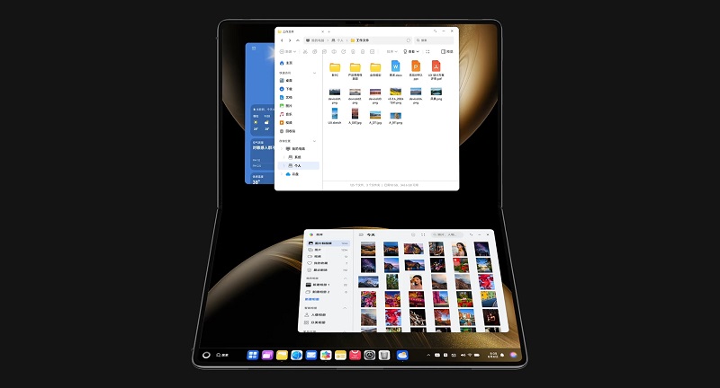 MateBook Fold Ultimate Design - utbrettet visning MateBook Fold Ultimate Design - utbrettet visning
