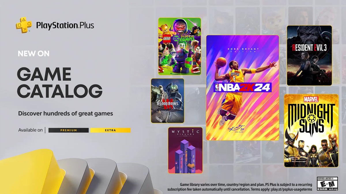Ikke noe dårlig tilbud: NBA 2K24, Marvel's Midnight Suns og Resident Evil 3 er blant spillene på listen for PS Plus Extra- og Premium-abonnenter i mars. Ikke noe dårlig tilbud: NBA 2K24, Marvel's Midnight Suns og Resident Evil 3 er blant spillene på listen for PS Plus Extra- og Premium-abonnenter i mars.
