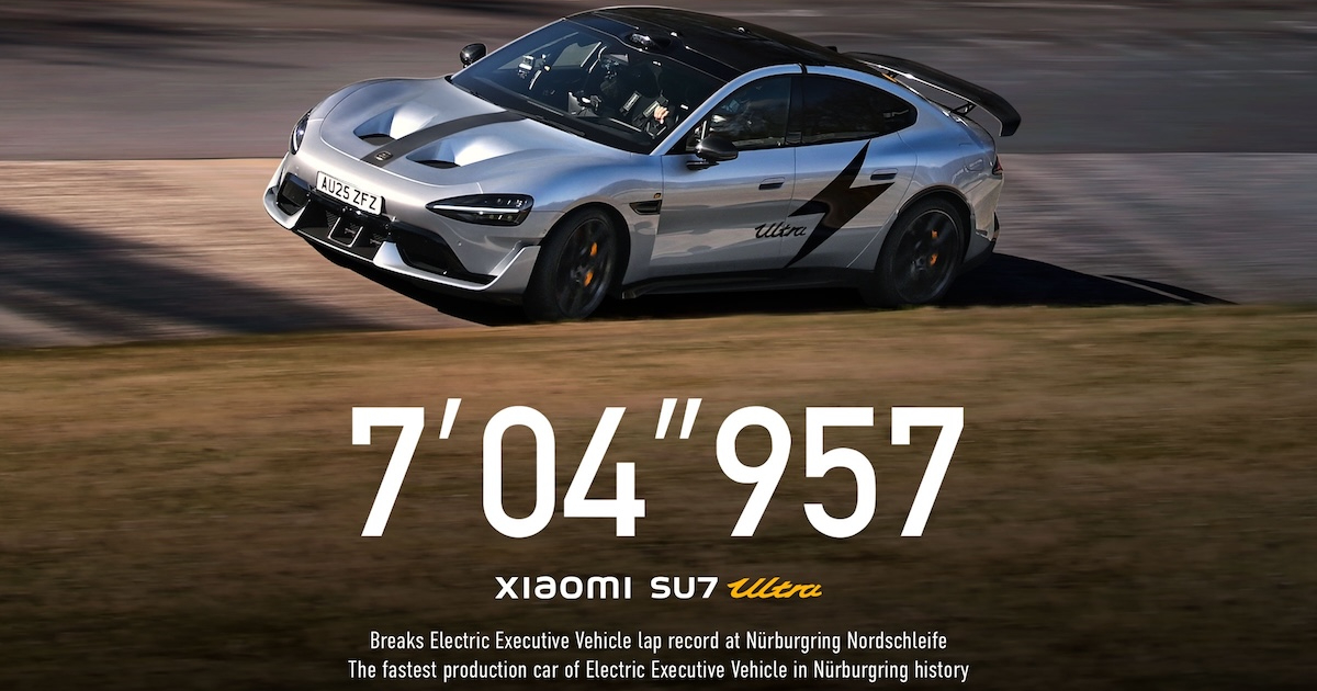 Xiaomi SU7 Ultra ved Nürburgring Xiaomi SU7 Ultra ved Nürburgring