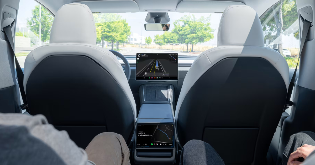 Illustrativt bilde av Tesla Robotaxi Illustrativt bilde av Tesla Robotaxi