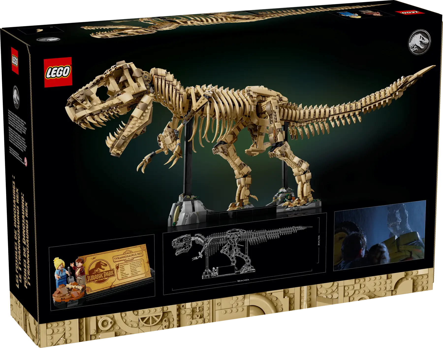 Skjelett av T-Rex av LEGO sett Skjelett av T-Rex av LEGO sett
