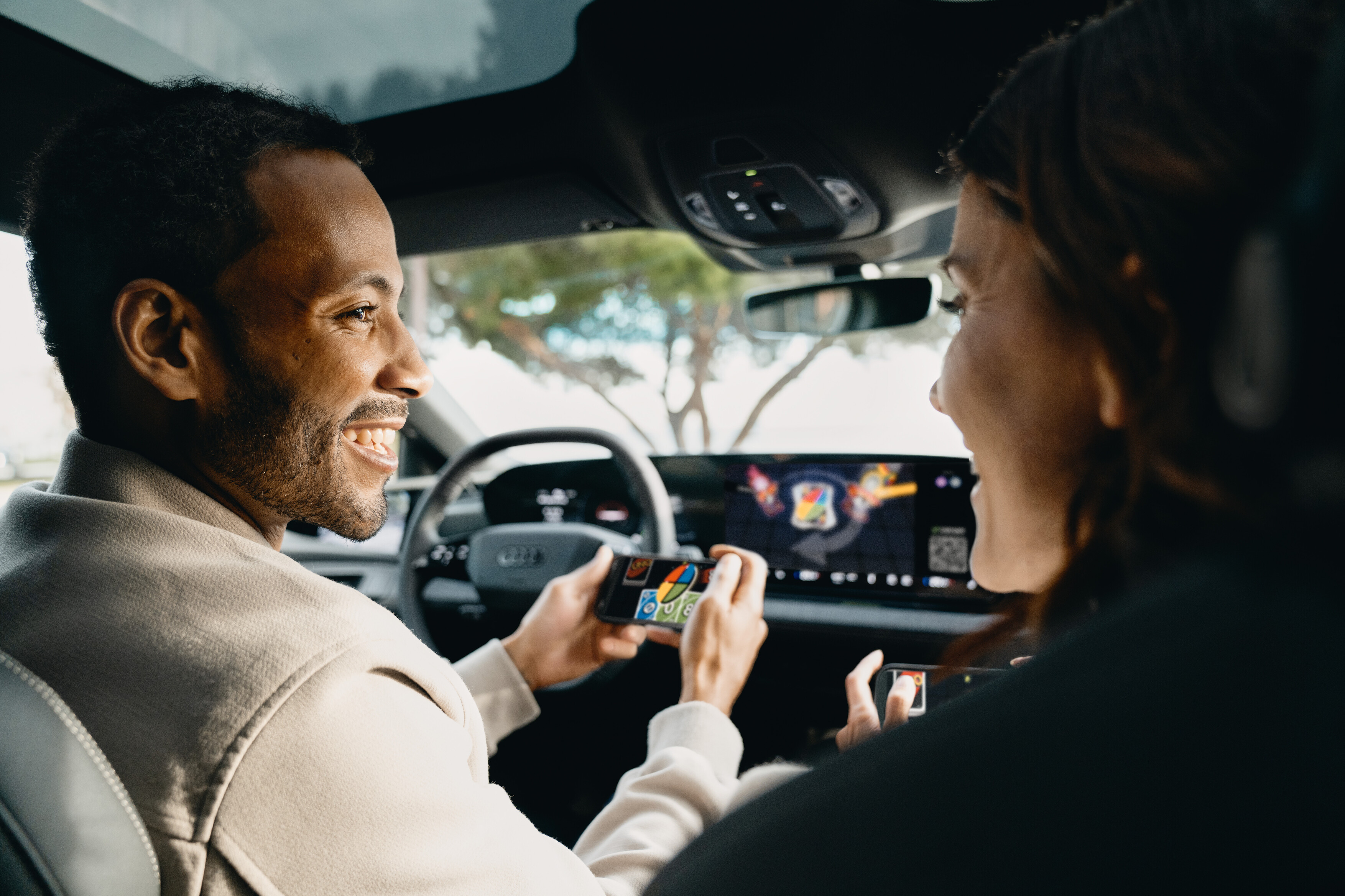 Spillkontrollere i form av smarttelefoner for Audi Spillkontrollere i form av smarttelefoner for Audi