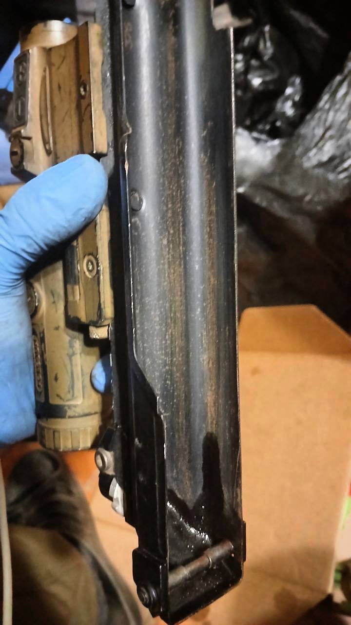 Type of corrosion on the AK-12 assault rifle Type of corrosion on the AK-12 assault rifle