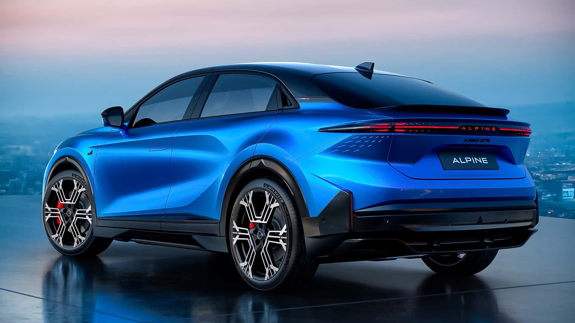 Alpine A390 bakfra Alpine A390 bakfra