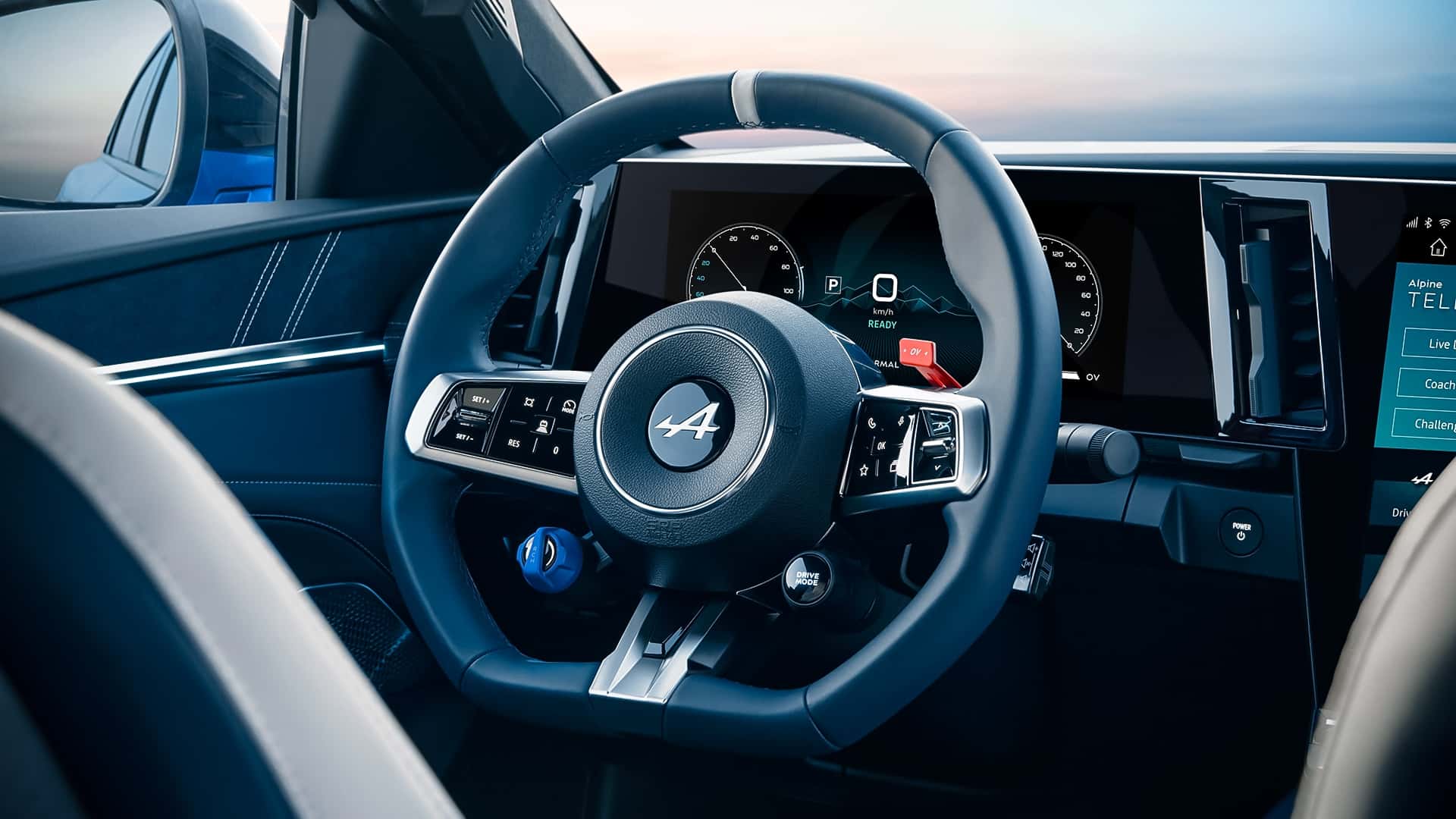 Alpine A390 på veien Alpine A390 på veien