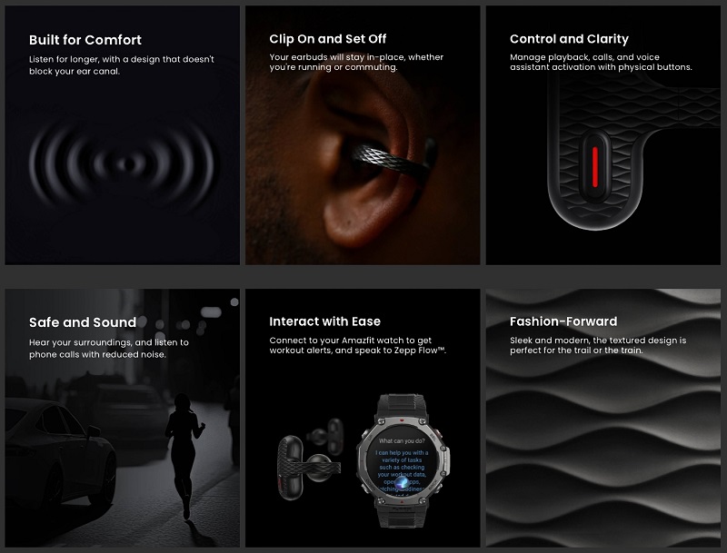 Amazfit Up TWS-hodetelefoner for idrettsutøvere og aktive mennesker avduket-2 Amazfit Up TWS-hodetelefoner for idrettsutøvere og aktive mennesker avduket-2