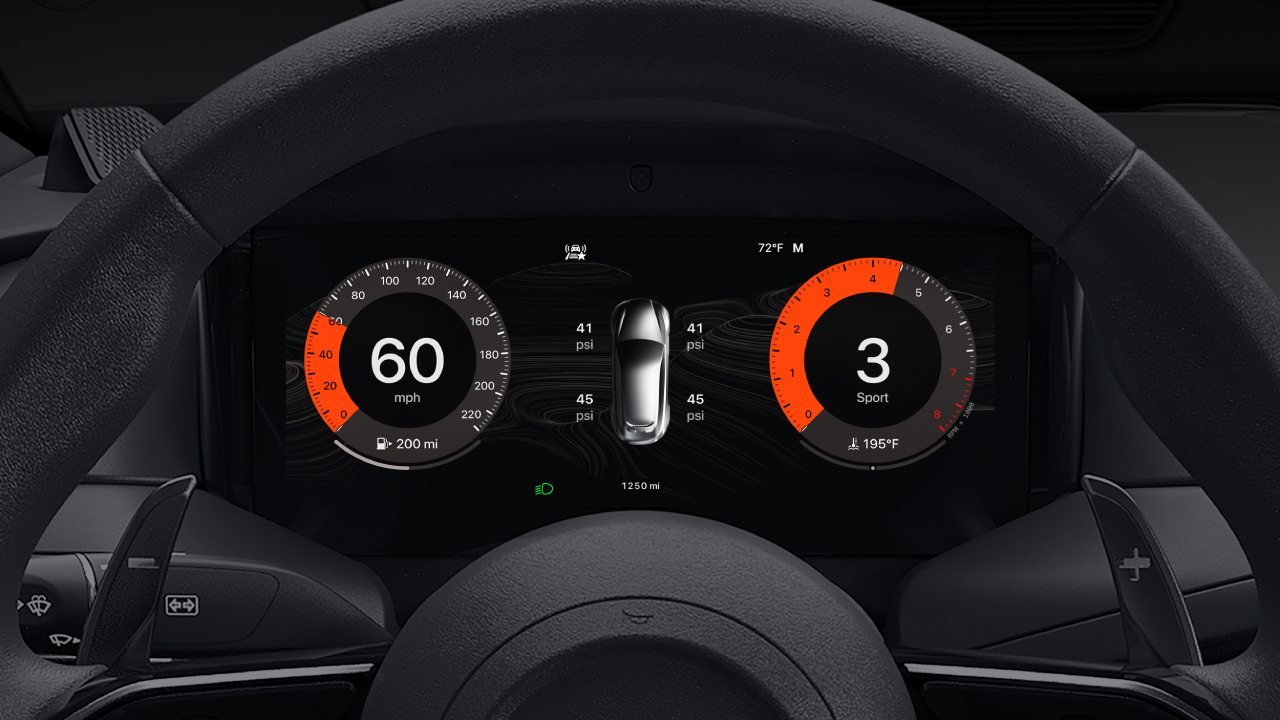 CarPlay Ultra-instrumentbordtemaer CarPlay Ultra-instrumentbordtemaer