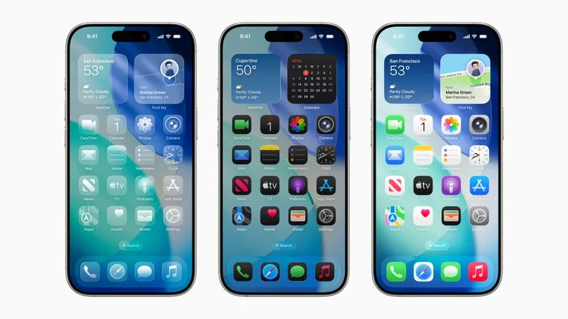Tilpassning av hjemskjermen i iOS 26 Tilpassning av hjemskjermen i iOS 26