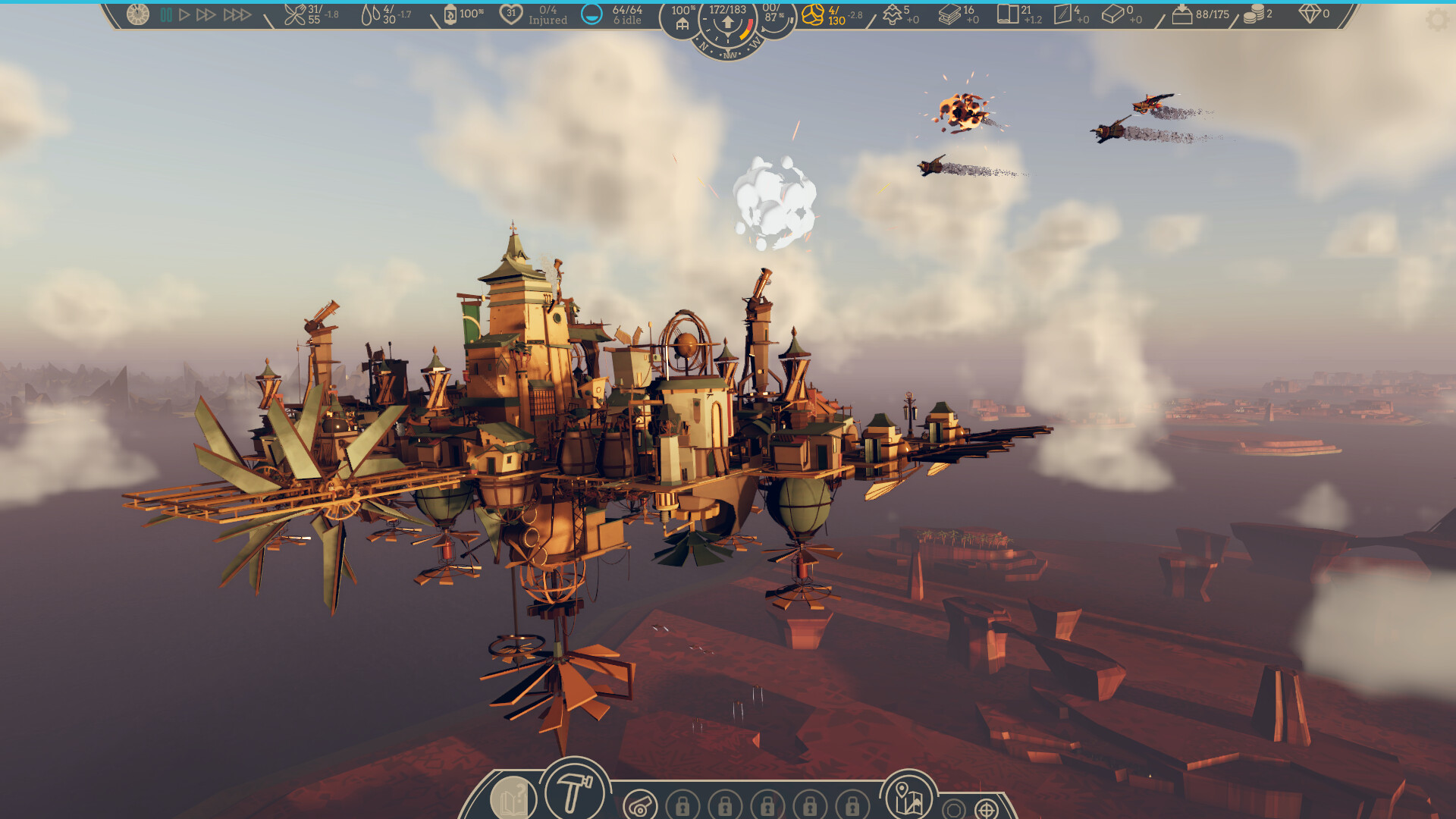 En scene fra spillet Airborne Empire En scene fra spillet Airborne Empire