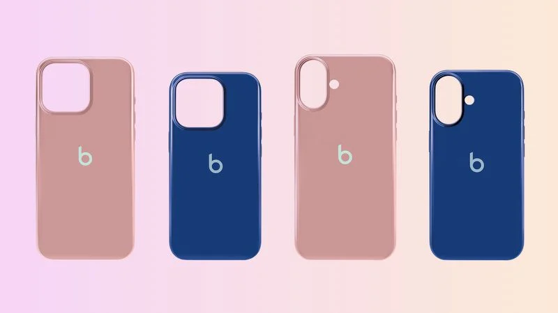 Beats-etuier i fargene Sunrise Pink og Twilight Blue