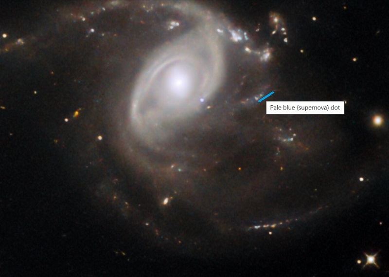 Foto av supernova SN 2024PI