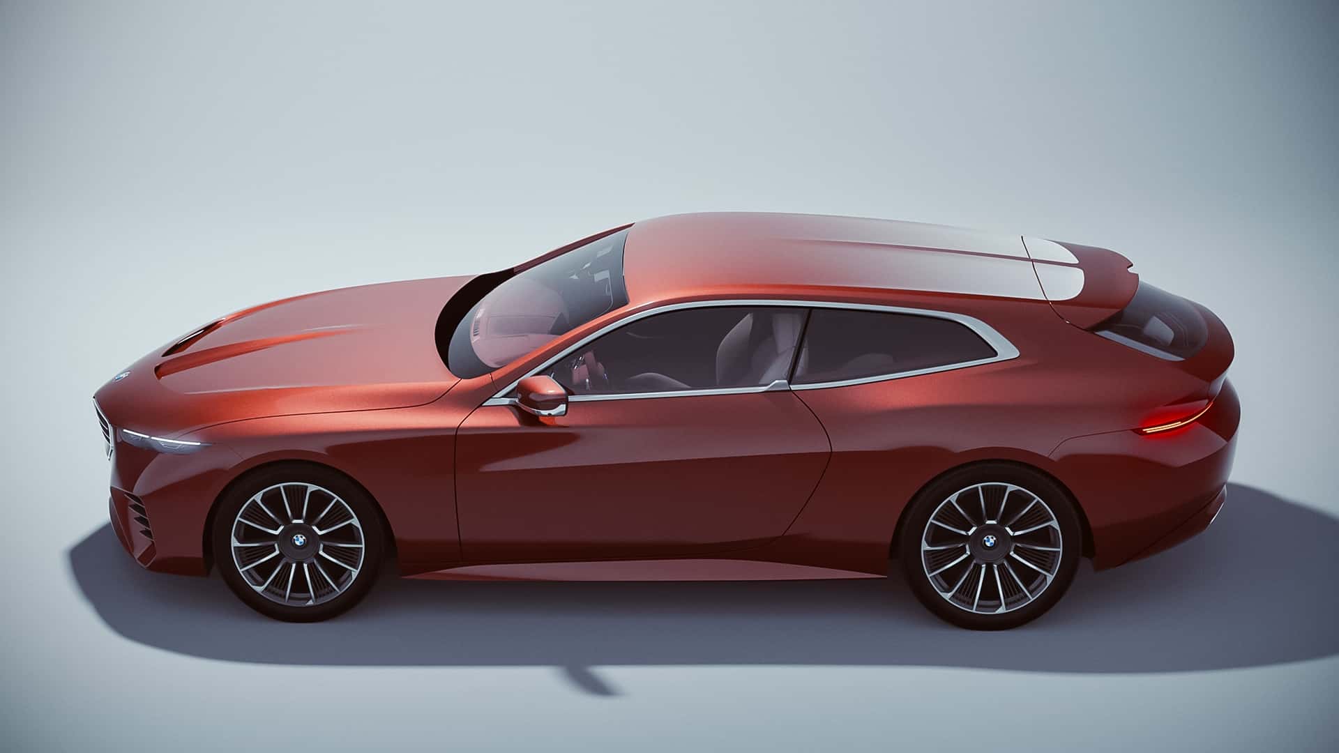 Frontvisning av BMW Speedtop Frontvisning av BMW Speedtop