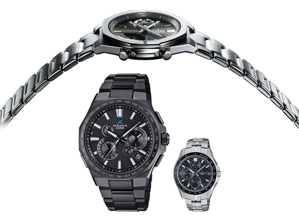 Casio Edifice- og Oceanus-klokker