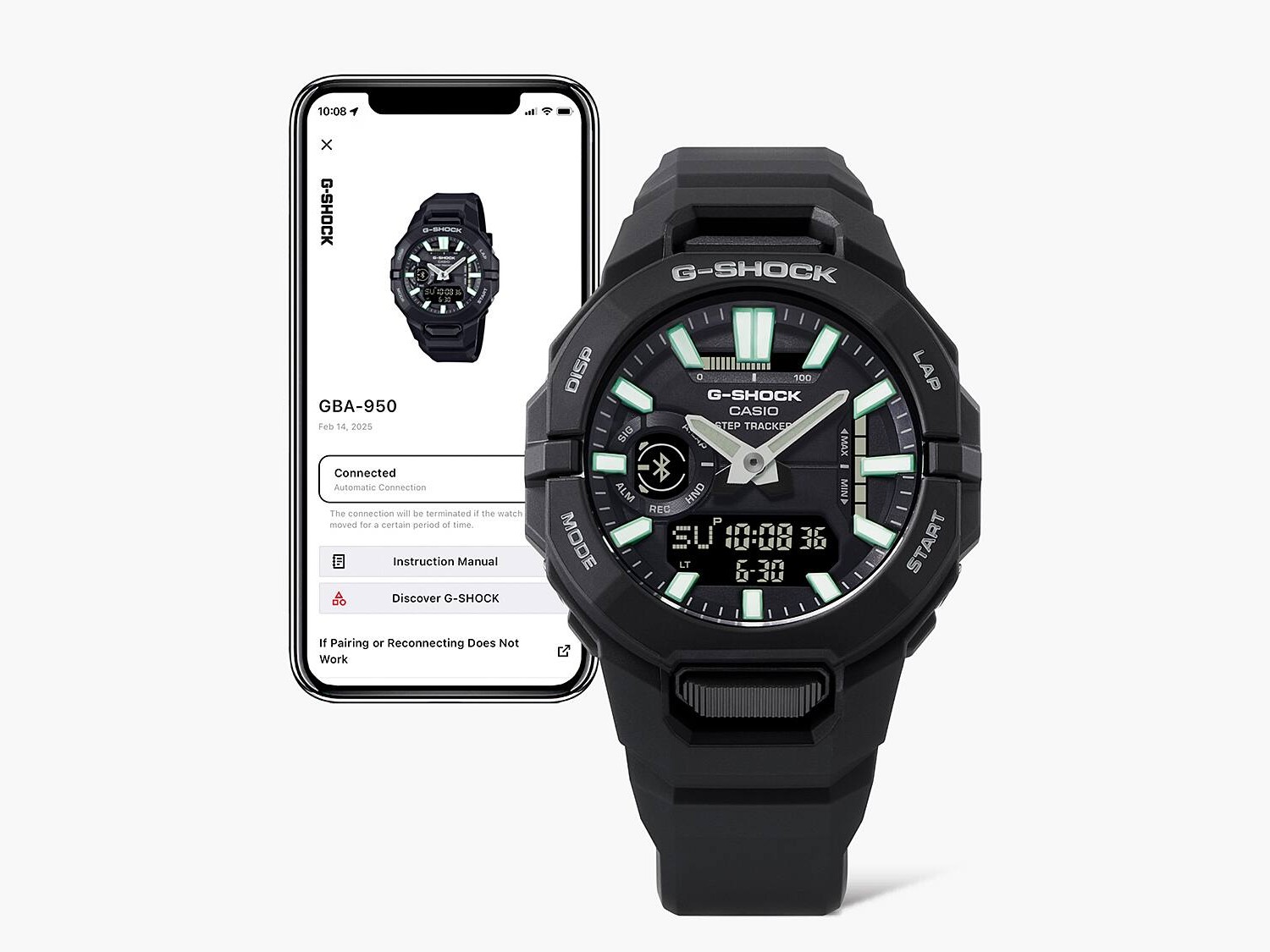 G-Shock GBA-950 klokke fra Casio G-Shock GBA-950 klokke fra Casio