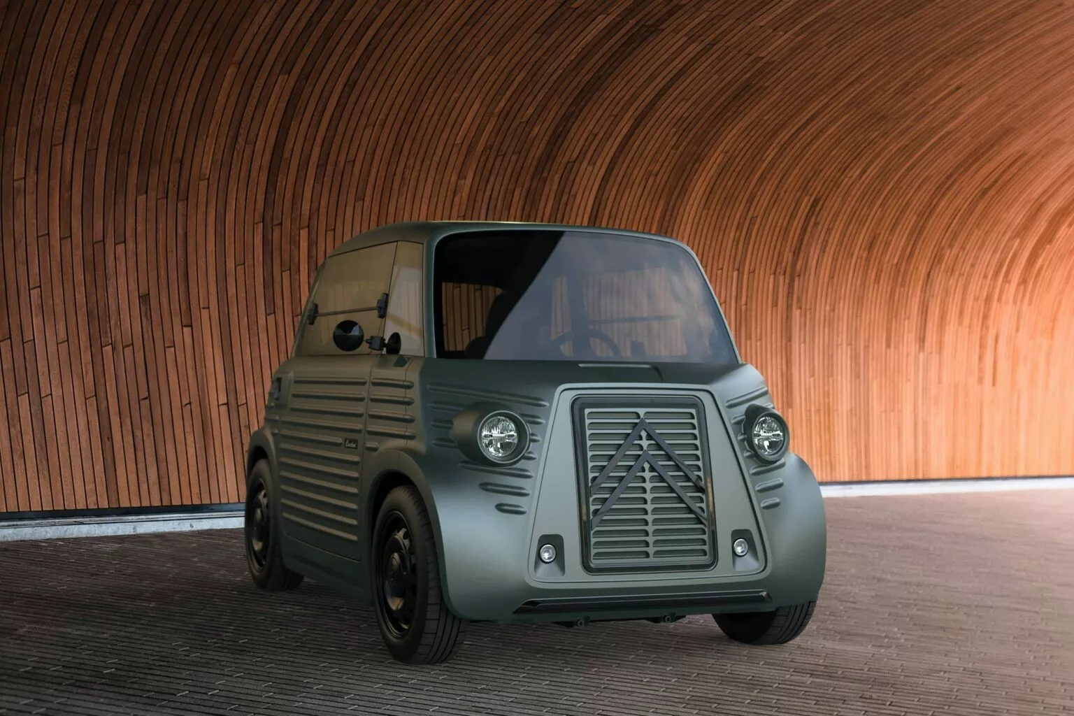 Citroën Type Ami i retrostil. Citroën Type Ami i retrostil.