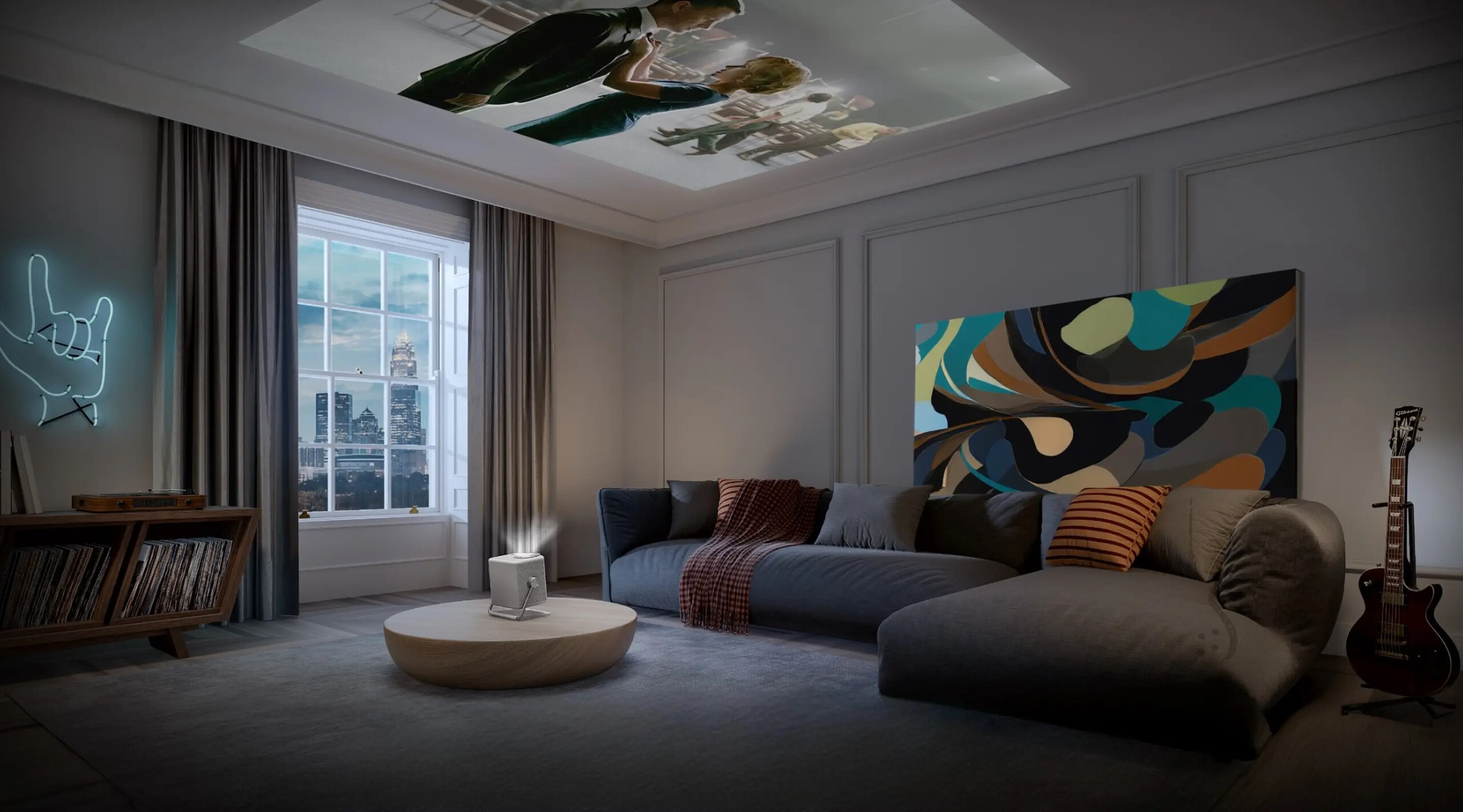 Hisense M2 Pro Laser Mini Projector ceiling installation Hisense M2 Pro Laser Mini Projector ceiling installation
