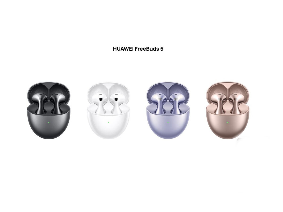 Farger av Huawei FreeBuds 6 Farger av Huawei FreeBuds 6