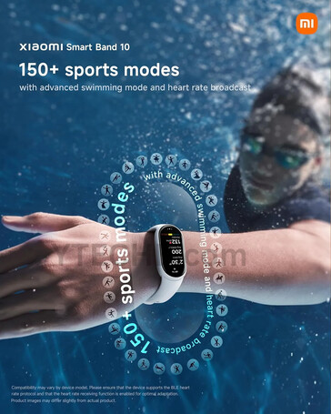 Xiaomi Smart Band 10 - underside