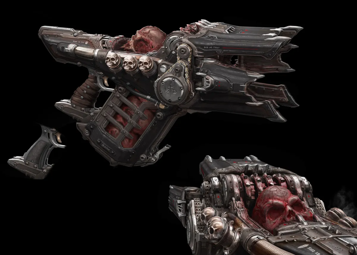 Skalleknuser Illustrasjon av Skullcrusher av Bethesda