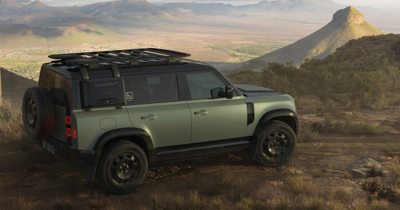 Defender Trophy Edition i fargen Keswick Green Defender Trophy Edition i fargen Keswick Green