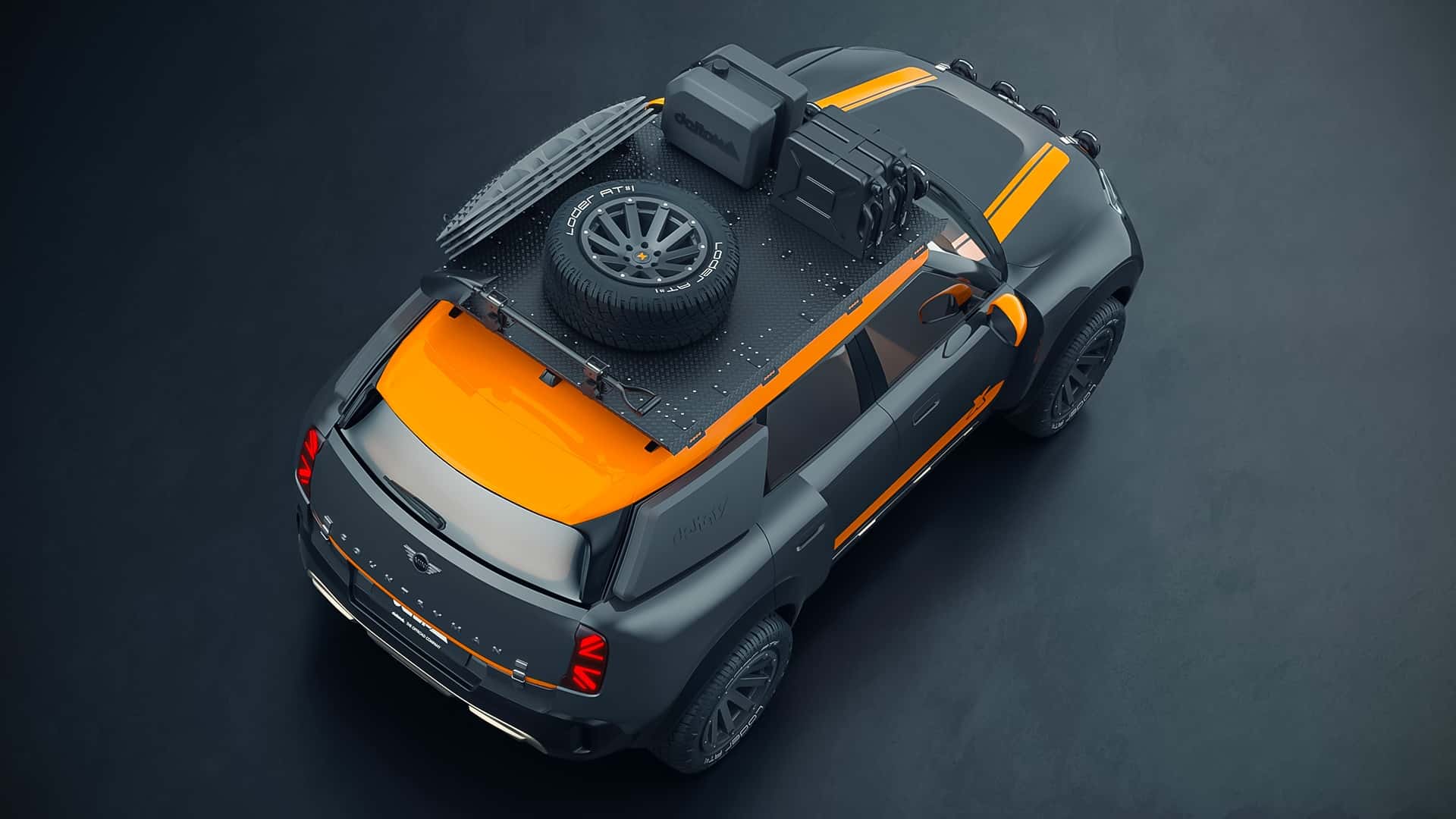 Mini Countryman i Dakar Rally-stil, se 3 Mini Countryman i Dakar Rally-stil, se 3
