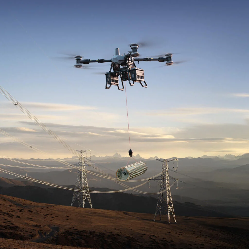 DJI FlyCart 100 i luften DJI FlyCart 100 i luften