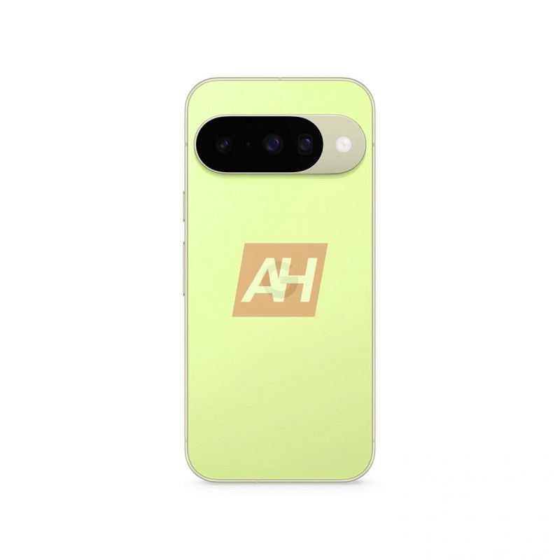 En rendering av basis modellen av Pixel 10 i Limoncello farge En rendering av basis modellen av Pixel 10 i Limoncello farge