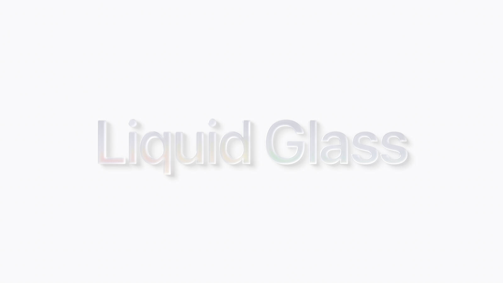 Liquid Glass applikasjonsdesign Liquid Glass applikasjonsdesign