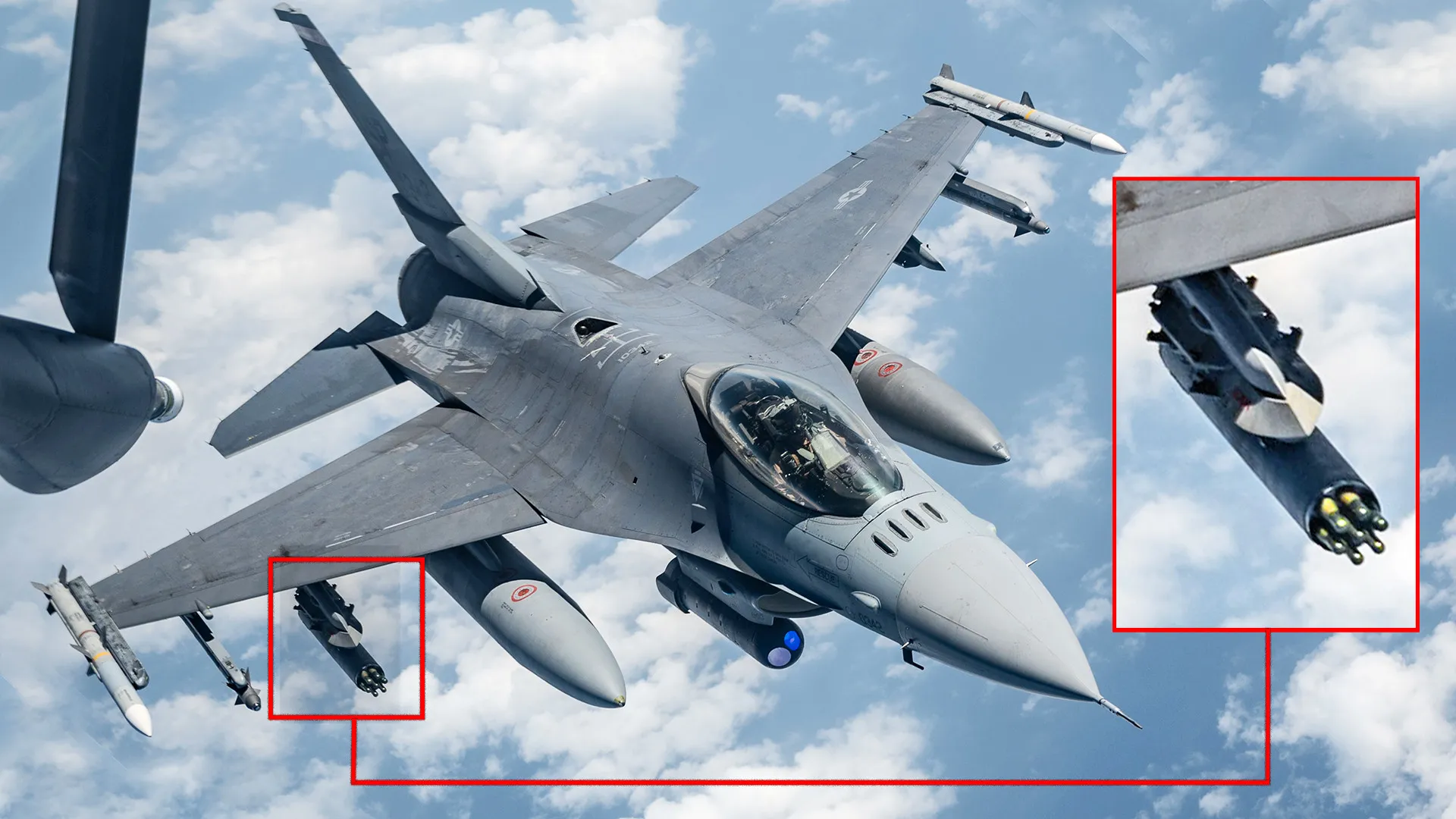F-16 med APKWS II missiler F-16 med APKWS II missiler