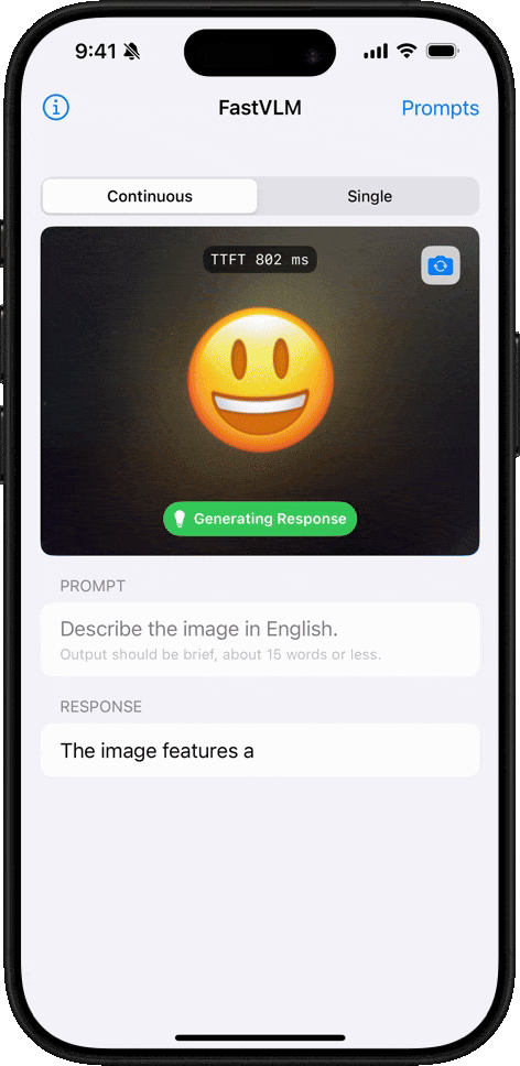 FastVLM bildebehandling - emoji FastVLM bildebehandling - emoji