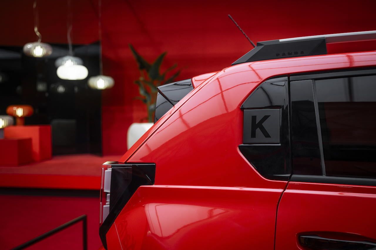 Interiør av Fiat Grande Panda Kartell Interiør av Fiat Grande Panda Kartell