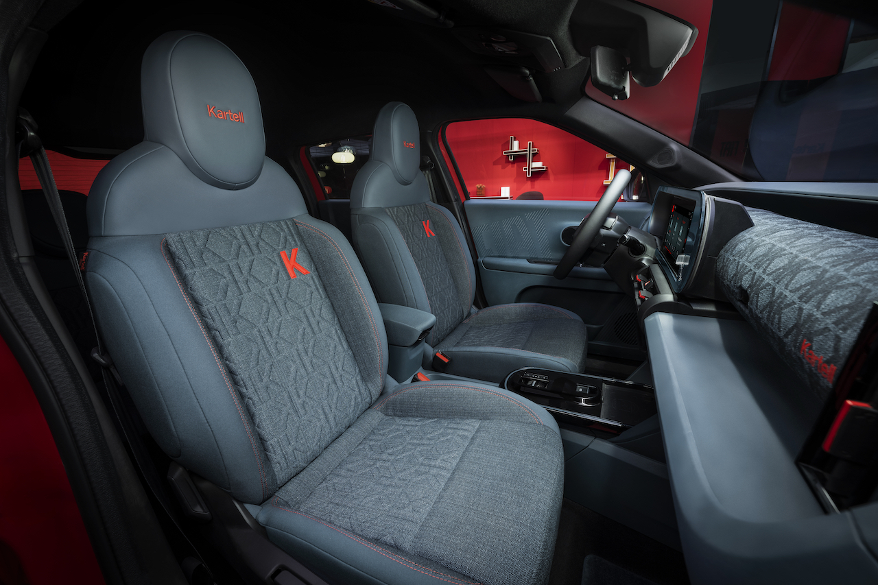 Interiør av Fiat Grande Panda Kartell Interiør av Fiat Grande Panda Kartell