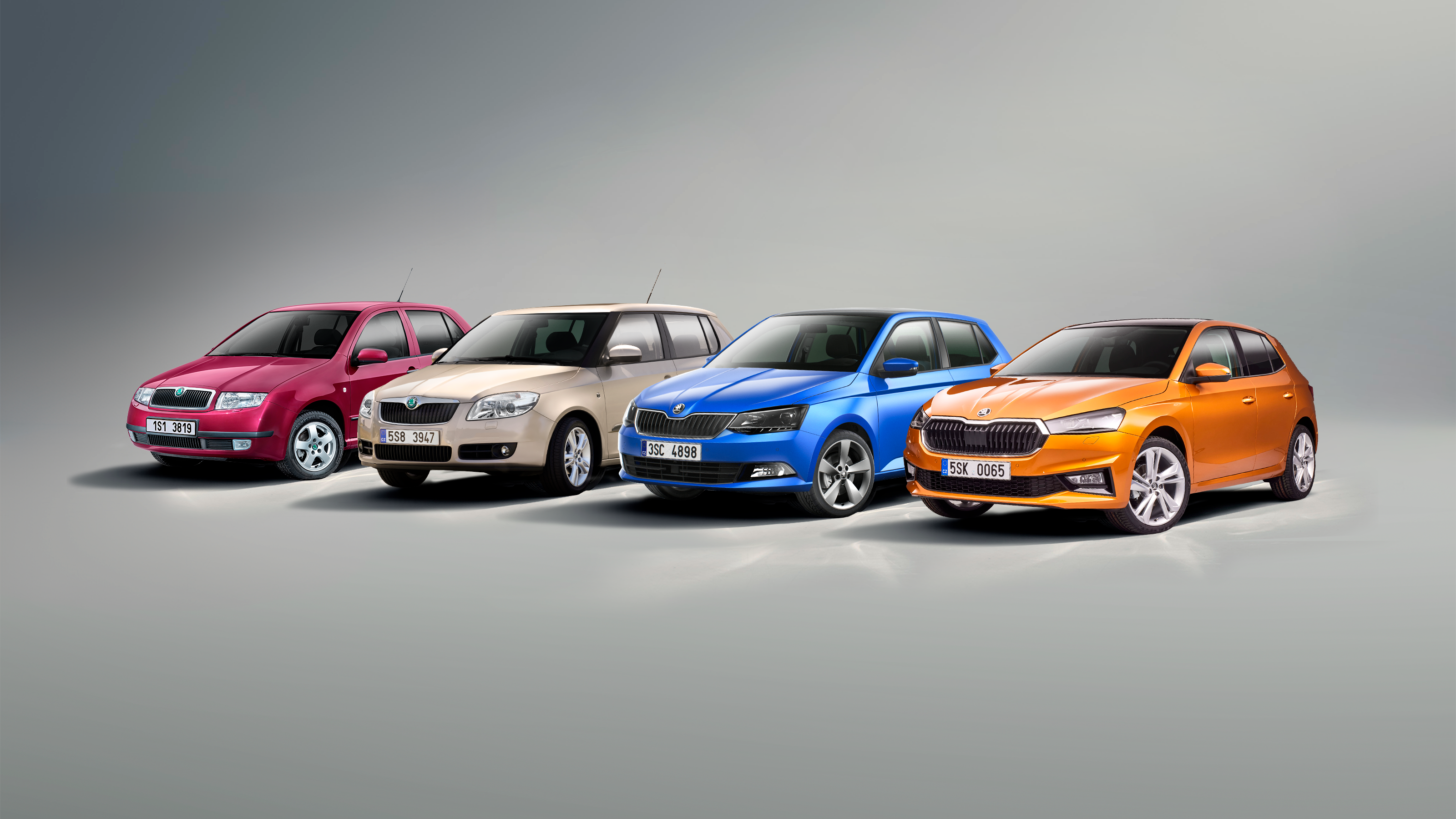 Alle generasjoner av Skoda Fabia Alle generasjoner av Skoda Fabia