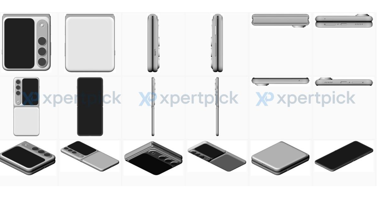 Patentbilde av Oppo Find N5 Flip