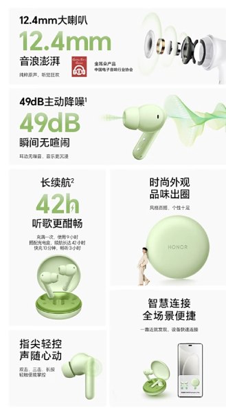 Honor Earbuds A Pro Honor Earbuds A Pro - spesifikasjoner