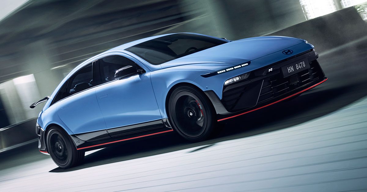 Hyundai Ioniq 6 N på Goodwood Festival of Speed Hyundai Ioniq 6 N på Goodwood Festival of Speed