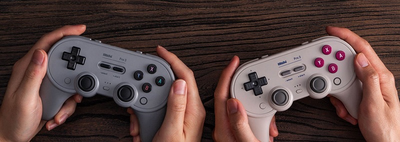 8BitDo Pro 3 kontroller i forskjellige farger 8BitDo Pro 3 kontroller i forskjellige farger