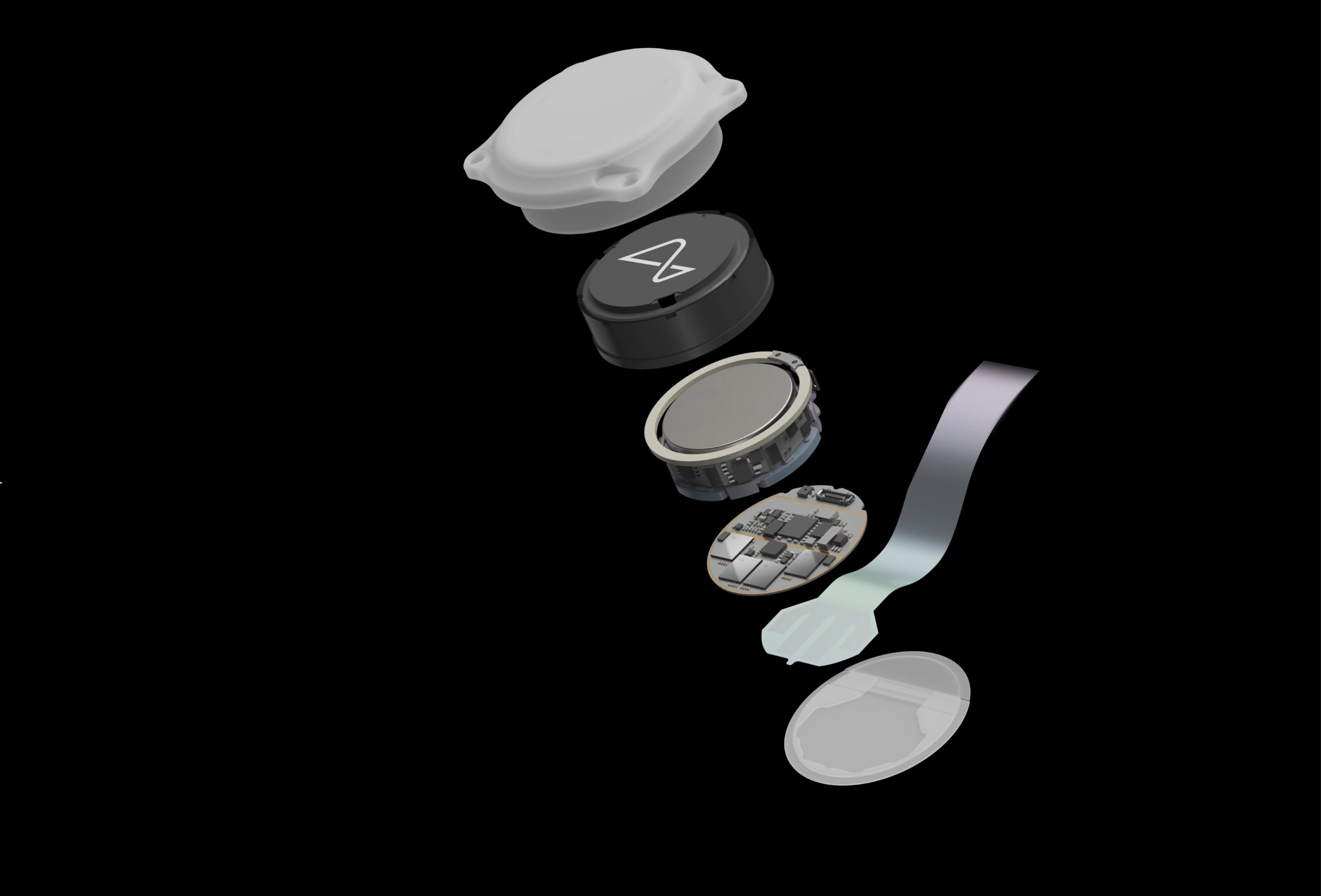 Neuralink-implantatet. Illustrasjon: Neuralink Neuralink-implantat