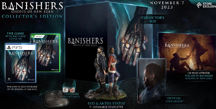 Ny trailer av Banishers: Ghosts of New Eden avslører lanseringsdatoen for det mystiske actionspillet fra skaperne av Life is Strange og Vampyr.-2 Ny trailer av Banishers: Ghosts of New Eden avslører lanseringsdatoen for det mystiske actionspillet fra skaperne av Life is Strange og Vampyr.-2