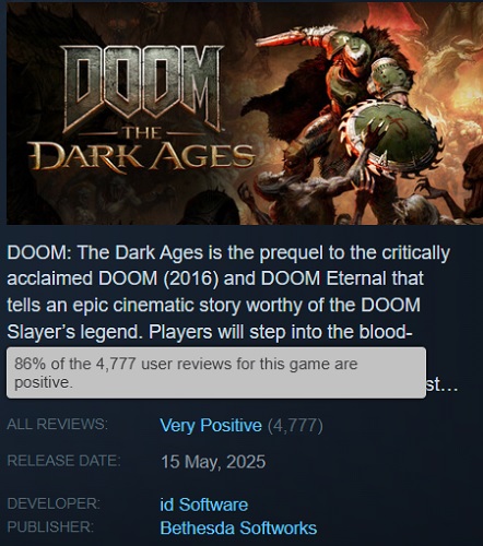 DOOM: The Dark Ages - spillopplevelse DOOM: The Dark Ages - spillopplevelse