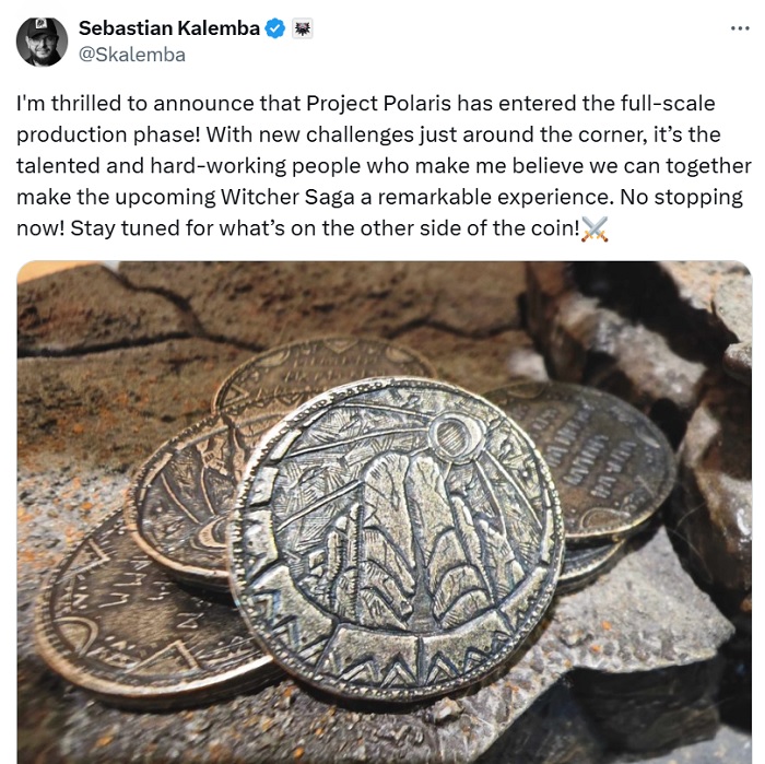 Endelig! CD Projekt har rapportert om starten på full utvikling av en ny del av The Witcher med arbeidstittelen Polaris-2