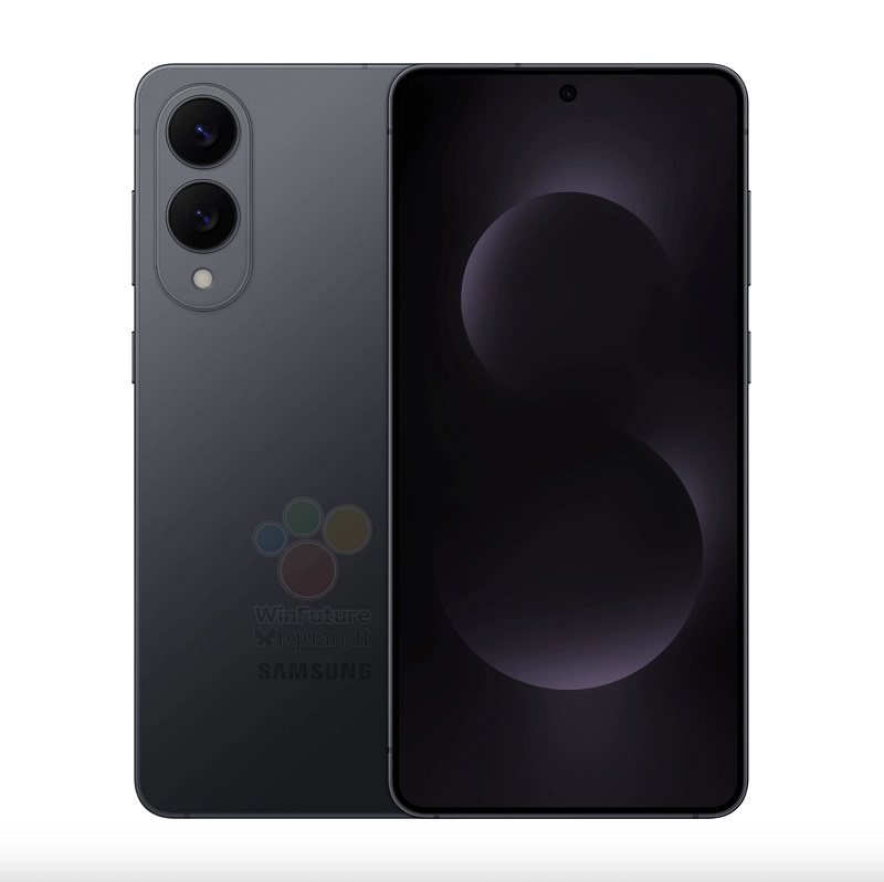 Samsung Galaxy S25 Edge i sølvfarge