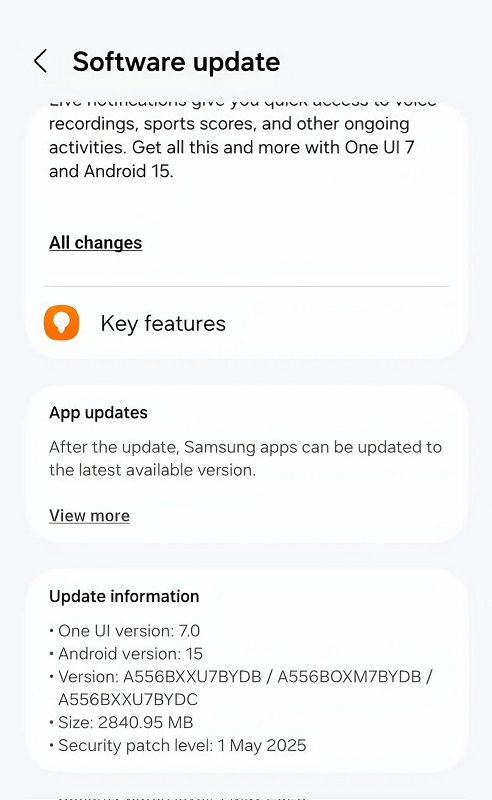 One UI 7 oppdatering for Samsung smarttelefoner One UI 7 oppdatering for Samsung smarttelefoner