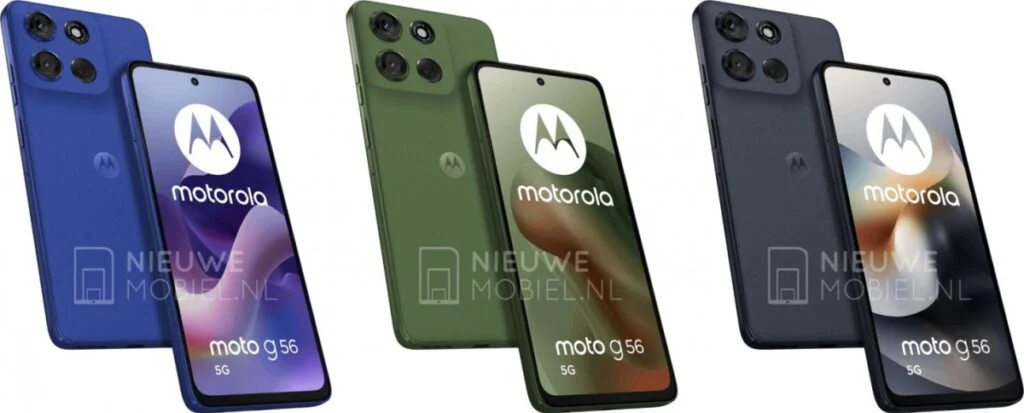 Moto G56 5G - fargealternativer Moto G56 5G - fargealternativer