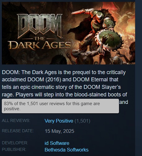 DOOM: The Dark Ages-spill