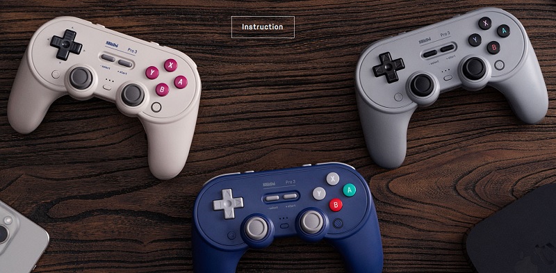 8BitDo Pro 3 kontrollerdesign 8BitDo Pro 3 kontrollerdesign